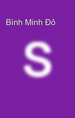 Bình Minh Đỏ