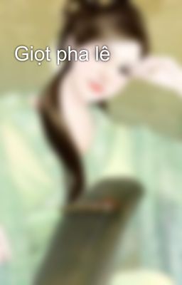 Giọt pha lê