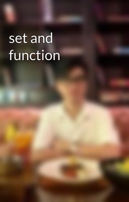 set and function