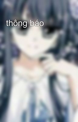 thông báo