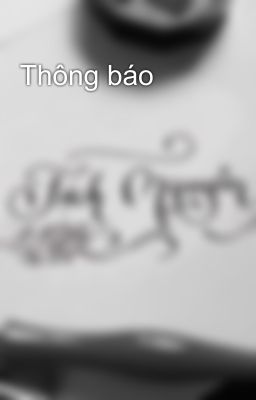 Thông báo
